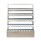 亿美盾 201不锈钢50位折叠水杯架 1054*610*1250mm