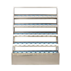 亿美盾 201不锈钢50位折叠水杯架 1054*610*1250mm